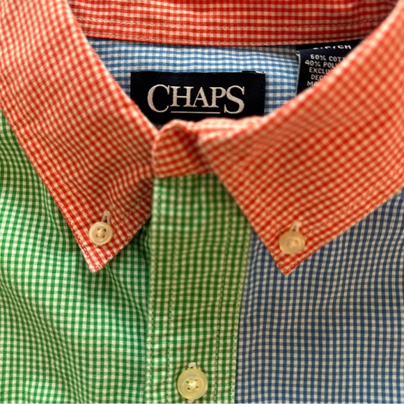 CHAPS | EUC - Multi-Pattern Checked Button Down - Size S - Picture 2 of 8